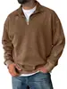 Nueva Sudadera Gruesa de Peso Pesado con Flor Frita para Hombre de Amazon, Comercio Exterior, Cuello Alto, Hombro Caído, Holgada