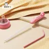 Cepillo para Sorbete de Biberón, Cepillo Limpiador para Agujeros de Raíz de Loto, Cepillo para Chupete de Bebé, Cepillo para Sorbete Flexible y Extensible, Cepillo Limpiador de Botellas