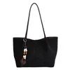 Bolsa Tote Leopardo Casual Simples Estilo Coreano Outono 2026 Grande Capacidade Fashionável Retro Ombro Transversal