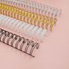 Fábrica de Origen 6.4Mmyo Espiral Anillo de Hierro Cuaderno Hojas Sueltas Metal Doble Espiral.