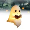 Luz de Noche Fantasma de Halloween para Lectura, Adorno Creativo de Resina, Linda Decoración de Escritorio, Luz de Noche Ambiental