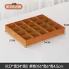 Caja de almacenamiento de madera con patrón de rejilla para puestos, directo del fabricante, bandeja divisoria de escritorio con cuentas multicompartimento, bandeja de cajón