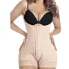 Ropa Moldeadora de una Pieza Estilo Nuevo Europeo y Americano Transfronteriza, Moldeador Corporal para Levantar Glúteos y Reducir Abdomen, Ropa Moldeadora de Encaje con Cuatro Filas de Ganchos