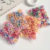 Diademas elásticas para niños, gomas para el pelo, anillos para el cabello, accesorios para el cabello para niñas, alta elasticidad, colores de caramelo, estilo coreano