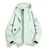Jaqueta feminina estilo Luotuo 2026 novo modelo três em um à prova de vento e água para atividades ao ar livre roupa de trabalho jaqueta personalizada estilo masculino