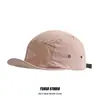Gorra de Béisbol de Cinco Paneles de Color Bloqueado de Secado Rápido para Hombres y Mujeres en Verano, Ligera para Exteriores, con Visera, Versátil, Sombrero de Ala Suave