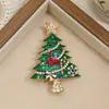 Broche de Corona de Navidad Personalizado de Moda Europea y Americana, Accesorio Versátil para Traje, Ramillete para Mujer, Pin de Solapa, Accesorio para Ropa