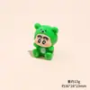 Desenho Animado Fofo Shin-Chan Personagem 3D Acessórios de Resina Criativos Feitos à Mão DIY Decoração de Mesa Carro Enfeites de Resina