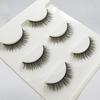 Empuje caliente transfronterizo natural largo multicapa tridimensional pestañas postizas tres pares pestañas 3D naturales cruzadas suministro de comercio exterior