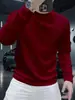 Sudadera de cuello redondo de peso pesado de marca de moda 2025, manga larga, versátil, polar, elegante, casual, moda de otoño, sudadera de moda para hombre