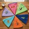 Toalla de cocina de algodón bordado absorbente paño para lavar platos toalla de cocina 10 bordados venta al por mayor de fábrica