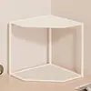 Estantería de esquina, estante de almacenamiento de esquina de varias capas para escritorio de oficina, rincón de mesita de noche de dormitorio, gabinete triangular de almacenamiento para cosméticos