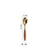 Vajilla con mango de madera maciza ins cuchillo y tenedor cuchara tenedor de postre juego de cuchara 304 acero inoxidable madera valor de color alto fábrica de vajilla occidental