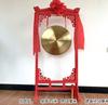 Juego completo de gongs y tambores Bastidor de gongs Jifu con gongs de 40 cm y 50 cm apertura de ventana de flores Gong de celebración dorada para enviar martillo