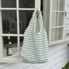 2522 Stylisch Clouds Bubble Flower Shoulder Bag Novas Vesículas Bolsa Simples para Estudantes Femininas Bolsa de Lona