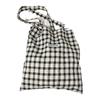Bolso Minimalista de Moda con Cuadros Huecos de un Solo Hombro Bolso de Lona Versátil de Nicho Literario para Mujer Bolso Tote Simple de Gran Capacidad