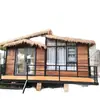 Casa de Celebridade da Internet Container Montagem Externa Pousada Casa de Madeira Maciça Atração Turística Casa de Fazenda Madeira Casa Móvel