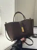 2025 Bolso Retro para Mujer de Gran Capacidad Nuevo Cierre Simple Bolso de Hombro Cruzado Bolso de Mensajero Casual para Ropa de Trabajo Bolso Tote