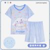 2024 nuevo traje de ropa para el hogar de manga corta y pantalones cortos para niños, pijamas casuales de verano delgados, ropa para aire acondicionado, ropa para hombre y mujer