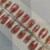 Mahjong Quintessência Nacional Guofeng Lança Nail Art Gelo Brilho Fino Gato Olho Pintado à Mão Fofo Armadura de Unha Armadura de Ano Novo 30 Peças