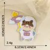 Adorable y Lindo Gato Astronauta Espacial Decoración para Maletas Accesorios para Ropa Manualidades Bloc de Notas Parche DIY Parche de Tela