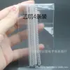Ajustador de Anillo Transparente Juego de Espaciadores de Ajuste de Tamaño Cable de Resorte Cordón de Plástico Suave Accesorios para Joyería Pulsera