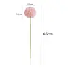 Arranjo floral de hall de casamento com uma única pirulito de hortênsia, flores de seda, decoração de casa, adereços de fotografia, flores artificiais atacado