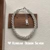 Pulsera de plata de ley S925 con diseño avanzado, de lujo, con múltiples capas y cuentas de plata de ley.