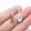 27X6,2mm 1,1g Acessórios para Joias Prata Antiga Material Atacado Pingente Pente Retrô