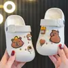 Chinelos infantis Boken de EVA para capivara para meninos e meninas, novo modelo de verão para banho, uso em banheiro interno, para bebês
