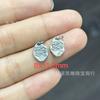 Shanxi prata antiga retro fazer antigo pequeno pingente pequeno vários estilos de Panax notoginseng prata DIY peça literária acessórios de joias