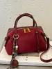 Bolso Retro de Color Sólido a la Moda para Mujer, Nuevo Estilo 2026, Bolso Cruzado para el Trabajo, Bolso Pequeño Tote Exquisito con Personalidad