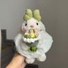 Peluche de Conejo de Orejas Caídas Llavero Colgante Muñeca Pareja de Conejos Decoración de Mochila Regalo de Cumpleaños Máquina de Garra