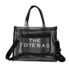 Bolsa Transparente de Gelatina 2025 Nueva Bolsa Transfronteriza para Mujer Tendencia Europea y Americana Moda Bolso de Hombro Cruzado Bolso Tote de Viaje