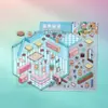 Pegatinas Grandes de Paisajismo Nuevas Pegatinas de Escena Miniatura Apilables Pegatinas de Cabaña Estéreo Descompresión Pegatinas de Paisajismo Hechas a Mano para Niños