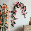Decoración de Pared de Flores de Hortensia Artificial para Puertas, Arreglo Floral Atmosférico, Cascada de Flores Falsas de Lujo Ligero para Paisajismo, Hojas Verdes Artificiales