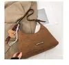 Bolsa Grande 2025 Outono e Inverno Nova Moda Bolsa Tote para o Trabalho Bolsa de Braço em Couro Nobuck Bolsa de Ombro Versátil Transversal