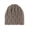 Gorro de punto cálido de cachemira para otoño e invierno, gorro de lana jacquard para hombre y mujer, gorro de punta de flor tridimensional hecho a mano europeo y americano, orejeras
