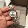 Nuevo Modelo de Reloj de la Emperatriz Viuda, Reloj para Mujer Saturno Azul Hielo Triturado, Reloj para Mujer Fruta del Dragón Verde Menta, Disponible para Dropshipping
