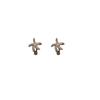 Pendientes de estilo coreano con forma de estrella de mar, diseño pequeño y exquisito, con circonitas cúbicas, combinables con todo, estilo frío 457
