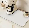 Bandeja Drenante de Color Sólido de Barro Diatomeas para Encimera de Cocina Transfronteriza, Absorbente de Agua, para Hogar, Restaurante, Resistente a Altas Temperaturas, Anti-Quemaduras, Aislamiento Térmico, Secado