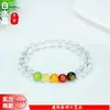 Pulseira de Cristal, Pulseira Simples Transparente de Círculo Único, Joia de Mão Fashion e Versátil, Presente para Melhor Amiga, Atacado de Joias, Pulseira de Cristal