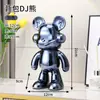 Cofrinho de Urso Violento Pintado à Mão Ornamento Decoração de Móvel de TV para Casa Moderno de Luxo Leve Fornecimento Direto da Fábrica