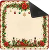 Tapete Novo de Mesa para Mahjong de Natal Amazon Lama Diatomácea Silencioso Antiderrapante Entretenimento Tapete de Mesa para Xadrez e Cartas Tapete de Mesa Festiva
