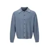 Cardigan Suéter Casaco de Tricô Japonês Neutro de Gola Lapela Silhueta Outono e Inverno para Homens e Mulheres Cardigan Suéter Solto Silhueta Cityboy Roupa de Fora