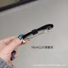Pinza para el pelo sencilla de otoño e invierno para adultos, Pinza de resorte con lazo de hilo de punto negro, Pinza superior, Pinza lateral, Pinza para moño