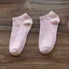 Meias Meias Curtas Femininas Verão Finas Cor Sólida Meias Sapatilha Femininas Absorventes de Suor Respiráveis Meias Esportivas Verão Branco Boca Rasa Meias da Moda