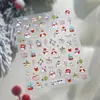 Pegatinas para Uñas de Hierro Repujado Papá Noel Cabaña Alce Ts-3867 Pegatinas de Uñas Navideñas Cálidas y Lindas