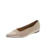 Sapatos Femininos de Bico Fino com Boca Rasa 2026, Versáteis, com Elevação Oculta de Altura, Bico Fino Plano, Estilo Francês, Sapatos Mary Jane para o Dia a Dia, Adequados para Combinar com Saias, Novo Modelo de Primavera