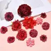 Acessórios de Cabelo Hanfu Flor de Seda Conjunto de Flores Flor Artificial Flor Falsa Grampo de Cabelo Antigo Headwear de Cabelo Grampo de Cabelo Flor Bolsa de Dor DIY Vestido de Casamento